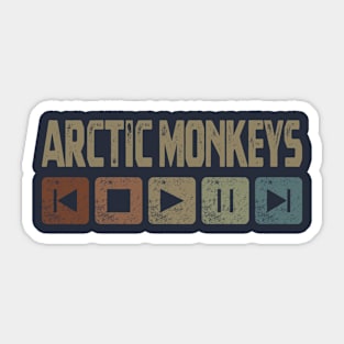 Arctic Monkeys Control Button Sticker